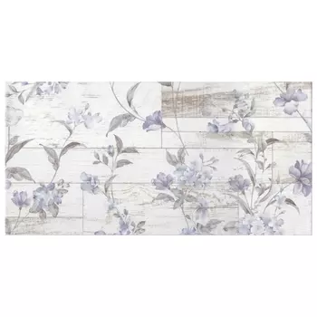 плитка настенная 25х50 SAN REMO декор. часть-1, белая