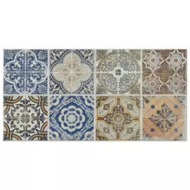 плитка настенная 25х50 TOURS SQ Classic, орнамент