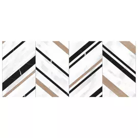 плитка настенная 25х60 MontBlanc геометрия серо-бежевая