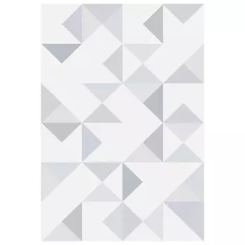 плитка настенная 27,5х40 Пуэрто геометрия белый