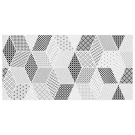 плитка настенная 30х60 Тренд 7 тип 1 бело-серая