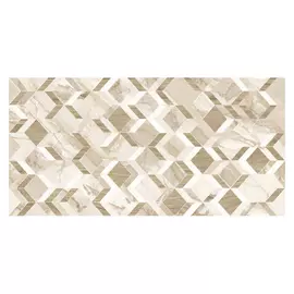 плитка настенная 31,5x63 CALACATTA GOLD Rombi, бежевая