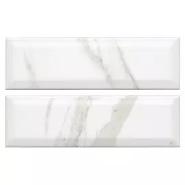 плитка настенная 8,5х28,5 Дорато, белая