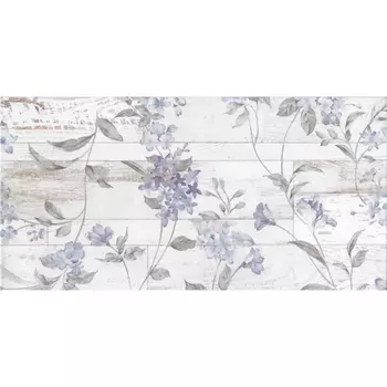 плитка настенная GLOBAL TILE SAN REMO декор. часть -1 25х50 белая