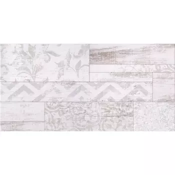 плитка настенная GLOBAL TILE SAN REMO геометрия 25х50 белая
