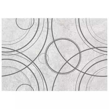 плитка настенная КЕРАМИН Урбан 1Д 27,5х40 круги светло-серая