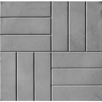 плитка тротуарная 12 камней 500x500x45мм серая