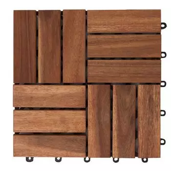 плитка тротуарная 300х300мм темная акация