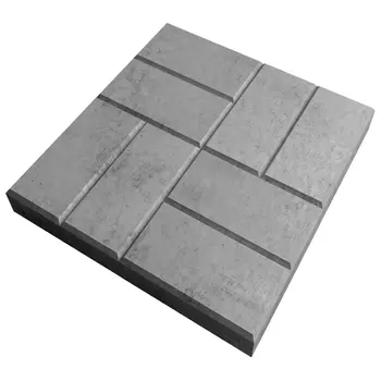 плитка тротуарная 8-кирпичей 400х400мм серая