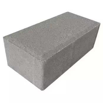 плитка тротуарная кирпич 200х100х60мм серая