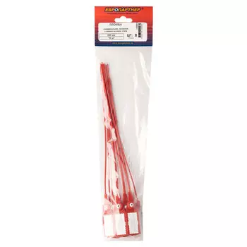 пломба номерная универсальная 220мм замок нержавеющая сталь 10шт