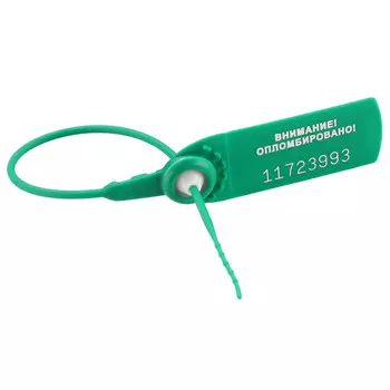 пломба пластиковая номерная ЕВРОПАРТНЕР 150мм 50шт