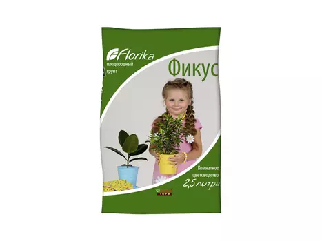 почвогрунт для пальм и фикусов FLORIKA 2,5л
