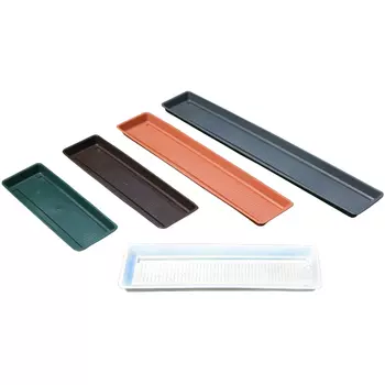 поддон для ящика FLORA-TEC, 80х17х4,5 см, пластик, цвет: зеленый