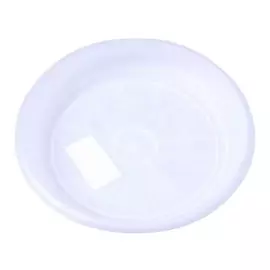 поддон пластиковый d12,5см прозрачный