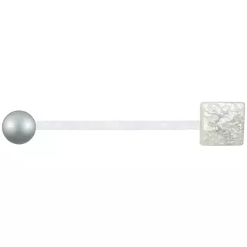 подхват для штор УЮТ Квадрат Перламутр магнитный белый 2шт белый, арт.2101377