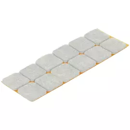 подкладка фетр 20х30мм белый 12шт