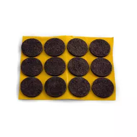 подкладка фетр 20мм коричневый 12шт