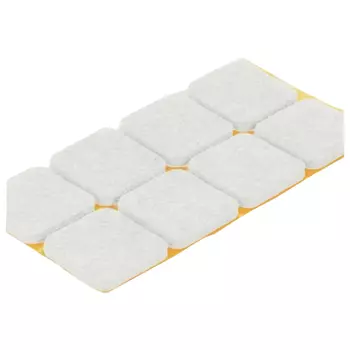 подкладка фетр 25х35мм белый 9шт