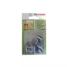 подкладка фетр с гвоздем 28мм 4шт белый