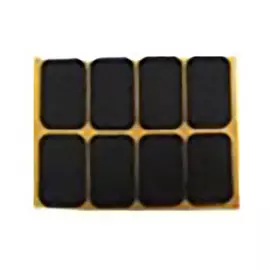 подкладка фетр самокл 22х36мм 8шт коричневый