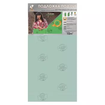 подложка под SPC/LVT СОЛИД 1,5мм лист 1х0,5м 20шт./10м2 XPS
