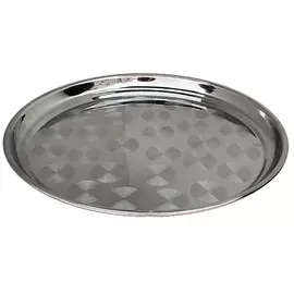 поднос круглый 40х40см сталь