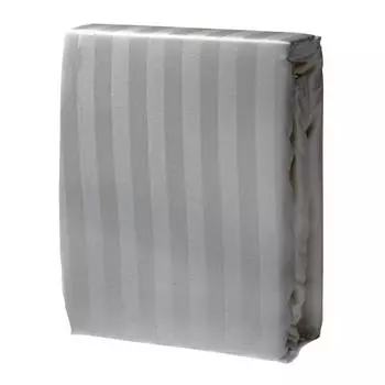 пододеяльник COTTONIKA 200х215см сатин-страйп серый, арт.ПдЕвростр.сер