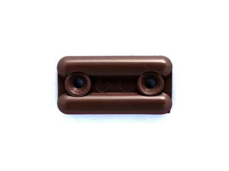 подпятник для столешницы 16мм коричневый 4шт