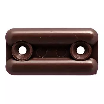 подпятник для столешницы 16мм коричневый 4шт