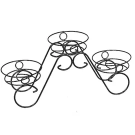 подставка для цветов Фиалка 3 61х18х28см металл