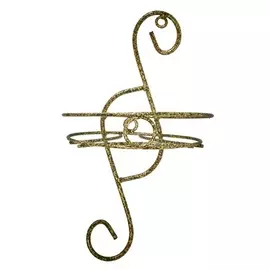 подставка для цветов настенная Мелодия 18х18х34см металл