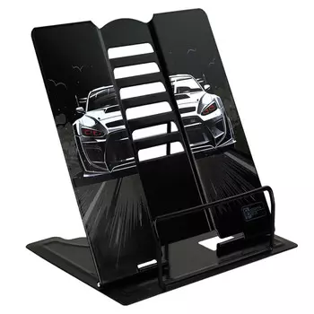 подставка для книг Финиш 19x20x15,5 см фиксация страниц металл черный