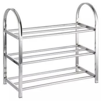 подставка для обуви 3 полки GROMELL Skiros 580х230х530мм металл
