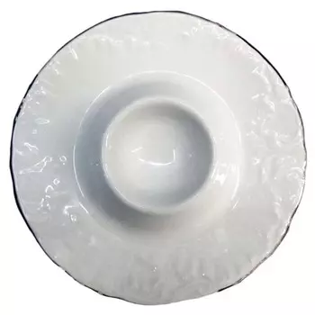 подставка для яйца CMIELOW Рококо Золотая отводка фарфор