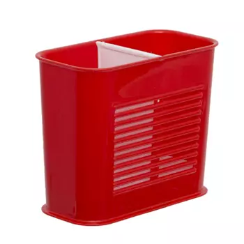 подставка для столовых приборов 16х8х13см пластик