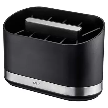 подставка для столовых приборов GEFU Smartline 22х14,2см овальная нерж. сталь, пластик