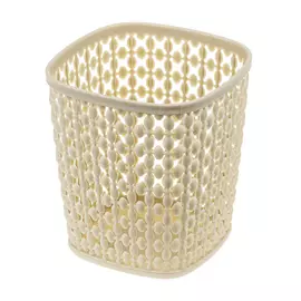 подставка для столовых приборов IDEA Пирула латте 11х10х10см пластик