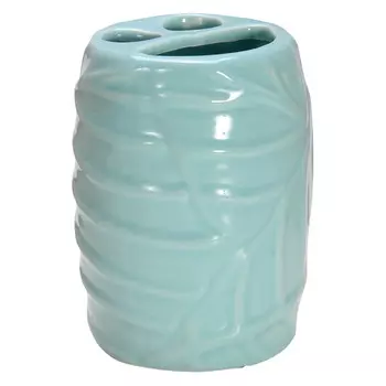 подставка для зубных щеток АКВАЛИНИЯ Листок мятный керамика