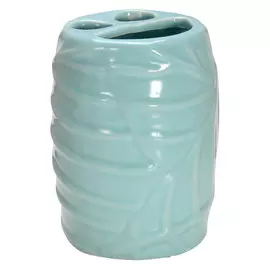 подставка для зубных щеток АКВАЛИНИЯ Листок мятный керамика