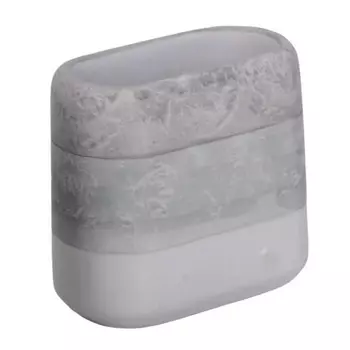 подставка для зубных щеток RAINDROPS Дублин серо-зеленый полирезин