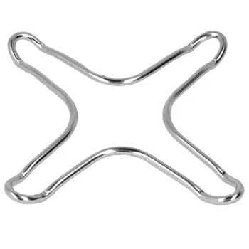 набор подставок для газовой плиты METALTEX 2шт хромированная сталь