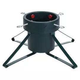 подставка под ель d50-120мм с резервуаром для воды зелёная металл