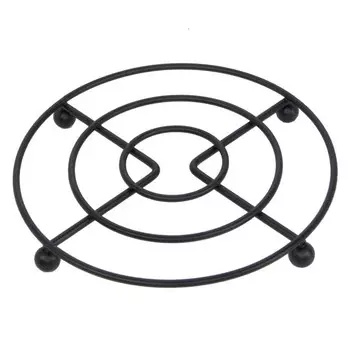 подставка под горячее TODELIA Black 19х19х2см нерж.сталь