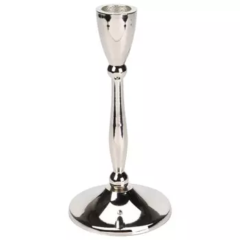 подсвечник 8х17см серебряный