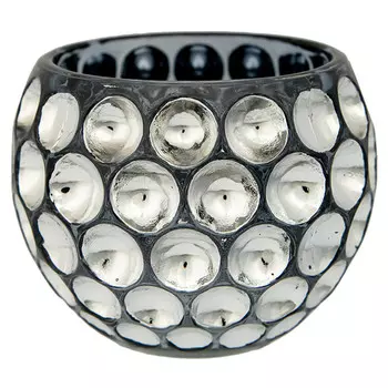 подсвечник Антрацит 11x11x9см стекло