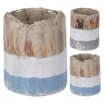 подсвечник KOOPMAN D100х110мм в ассортименте дерево