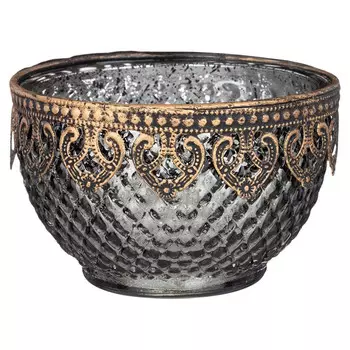 подсвечник LEFARD Бухара 7,5см стекло, металл