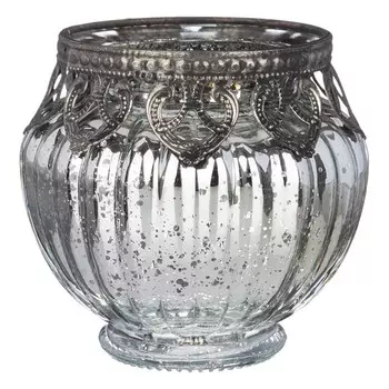 подсвечник LEFARD Измир 9см стекло, металл