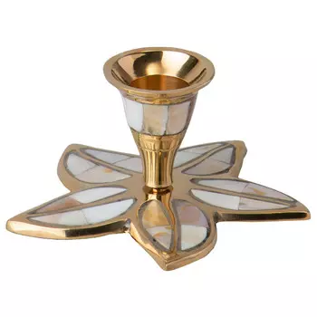 подсвечник LEFARD Palazzo 11,5х11,5х5,5см латунь